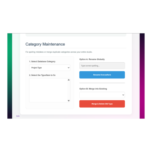 Sewing Project Manager