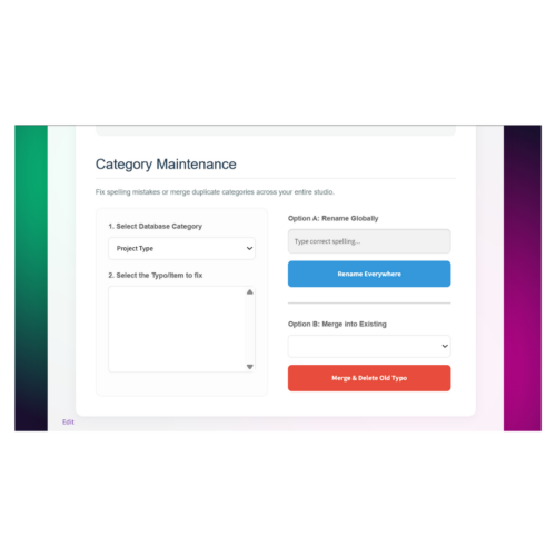 Sewing Project Manager